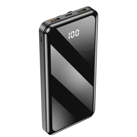 Forever TB-411 External Battery, 10000mAh, 10W, 1 x Lightning - 1 x microUSB - 1 x USB-C - 2 x USB-A, Black