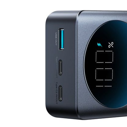 Joyroom JR-PBF05 Pro External Battery, 30000mAh, 65W, QC + PD, 1 x USB-A - 2 x USB-C, Black