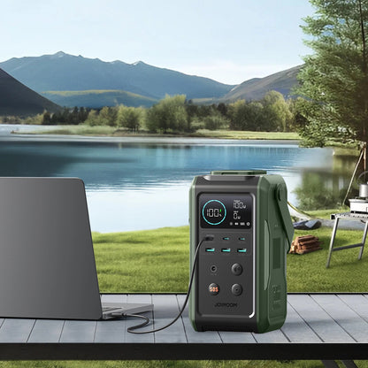 Joyroom JR-PBF10 External Battery, 75000mAh, 100W, QC + PD, 3 x USB-A - 3 x USB-C, Green