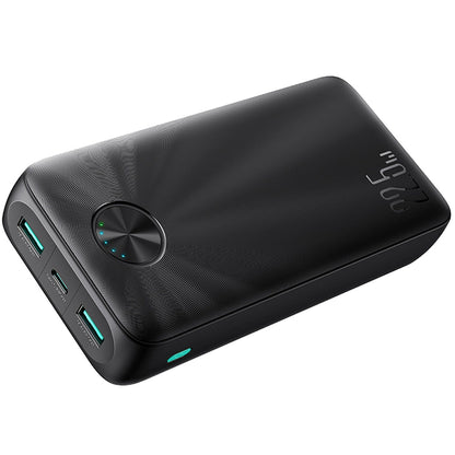 External Battery Joyroom JR-PBF16, 20000mAh, 22.5W, QC + PD, 1 x USB-C - 2 x USB-A, Black