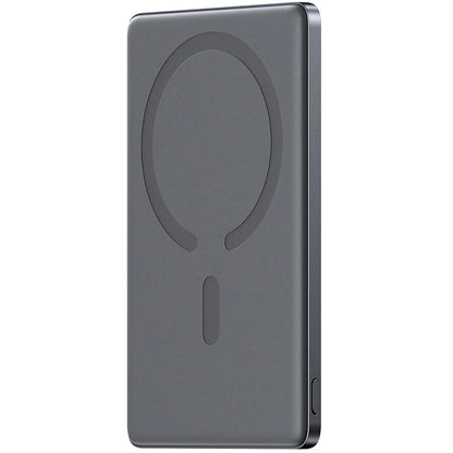 External Battery Joyroom JR-PBM08 MagSafe, 5000mAh, 20W, PD + FQI, 1 x QI - 1 x USB-C, Gray