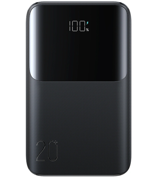 Joyroom JR-QP192 External Battery, 20000mAh, 22.5W, QC + PD, 1 x USB-A - 2 x USB-C, Black