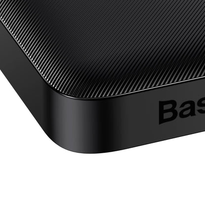 Baseus Bipow External Battery, 10000mAh, 15W, 1 x USB-C - 2 x USB-A, Black PPBD050001