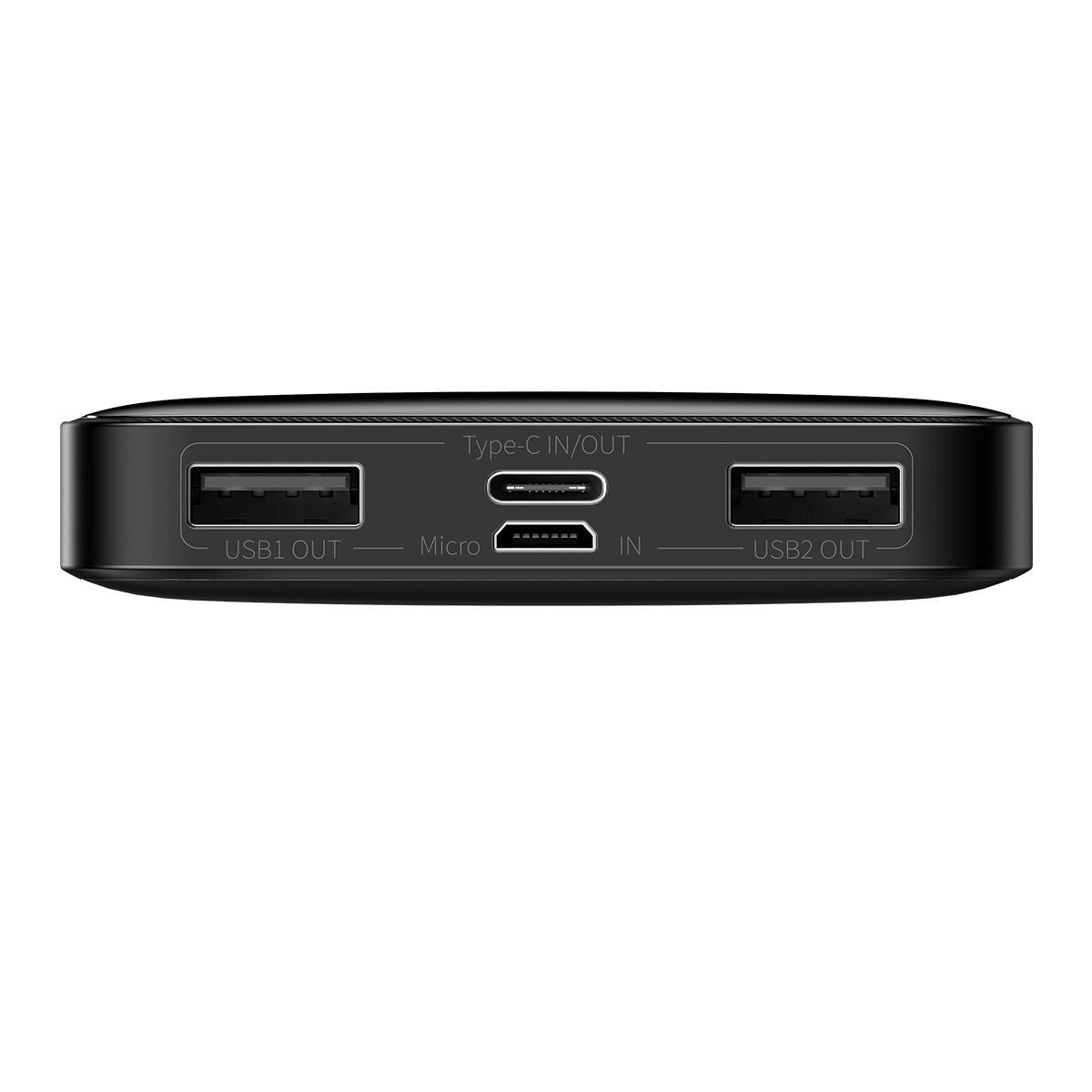 Baseus Bipow External Battery, 10000mAh, 15W, 1 x USB-C - 2 x USB-A, Black PPBD050001