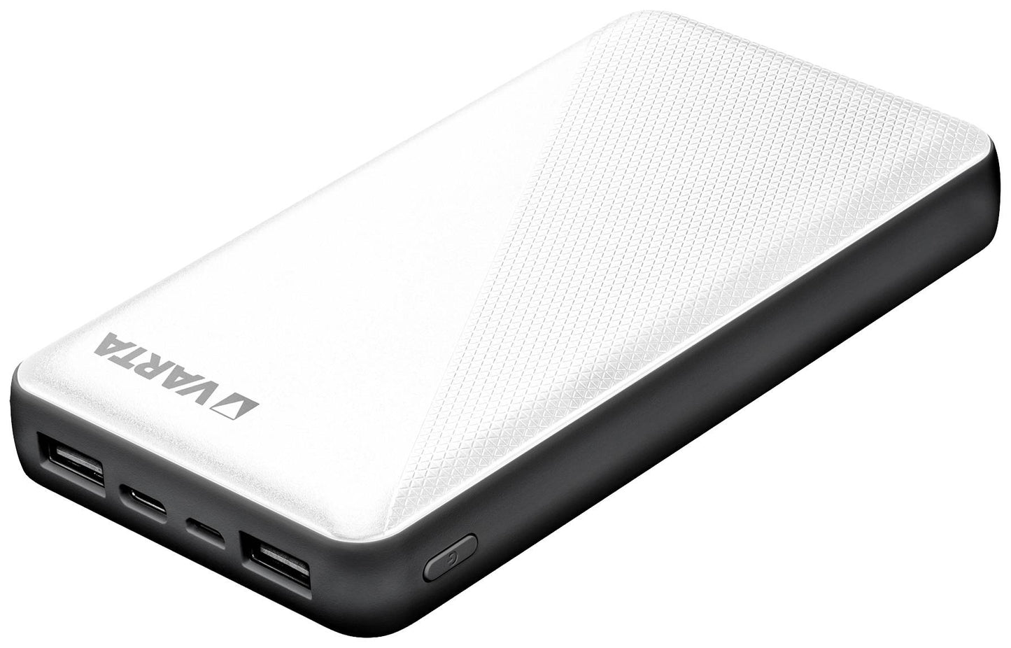 Varta Energy External Battery, 15000mAh, 15W, 2 x USB-A - 1 x USB-C, White