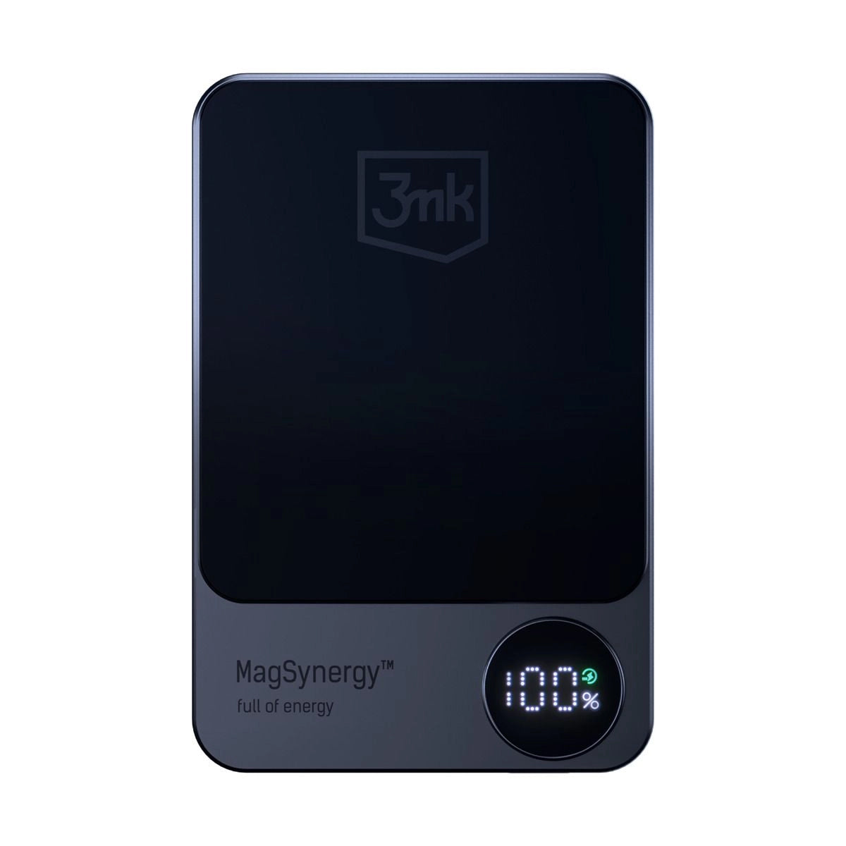 Wireless External Battery 3MK MagSynergy, 5000mAh, 18W, PD + FQI, 1 x USB-C, Black