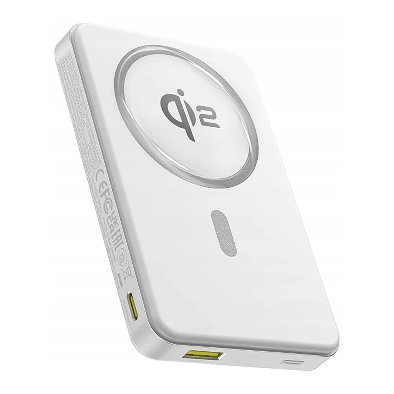 External Wireless Battery Baseus Airpow2 Qi2, 10000mAh, 22.5W, QC + PD + FQI, 1 x QI - 1 x USB-A - 1 x USB-C, White P10080000213-00
