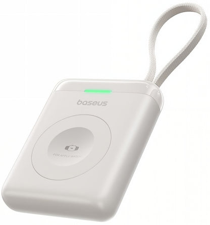 Baseus EnerFill FW11 Wireless External Battery for Apple Watch Series, 1640mAh, 5W, 1 x QI, White E0205302
