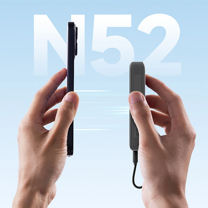 Cuktech CP132ML Wireless External Battery, 10000mAh, 22.5W, PD + QI, 2 x USB-C, White