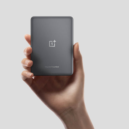 OnePlus Slim Magnetic Wireless External Battery, 5000mAh, 10W, FQI, 1 x USB-C, Gray 5411100015