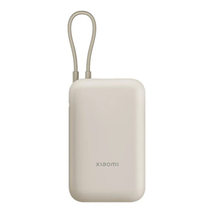 Xiaomi Pocket Edition Pro External Battery, 10000mAh, 33W, QC + PD, 1 x USB-A - 1 x USB-C, Beige BHR9072GL