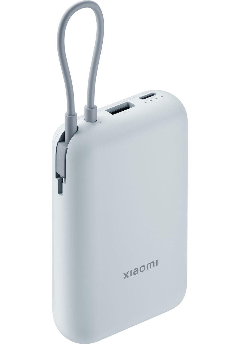 Xiaomi Pocket Edition Pro External Battery, 10000mAh, 33W, QC + PD, 1 x USB-A - 1 x USB-C, Blue BHR9073GL