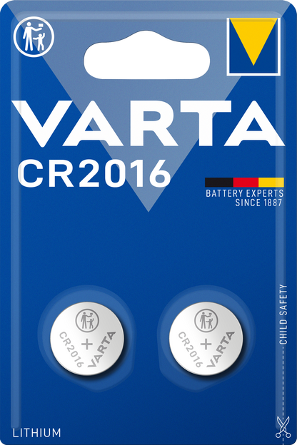 Varta Battery, CR2016, Set of 2 pieces