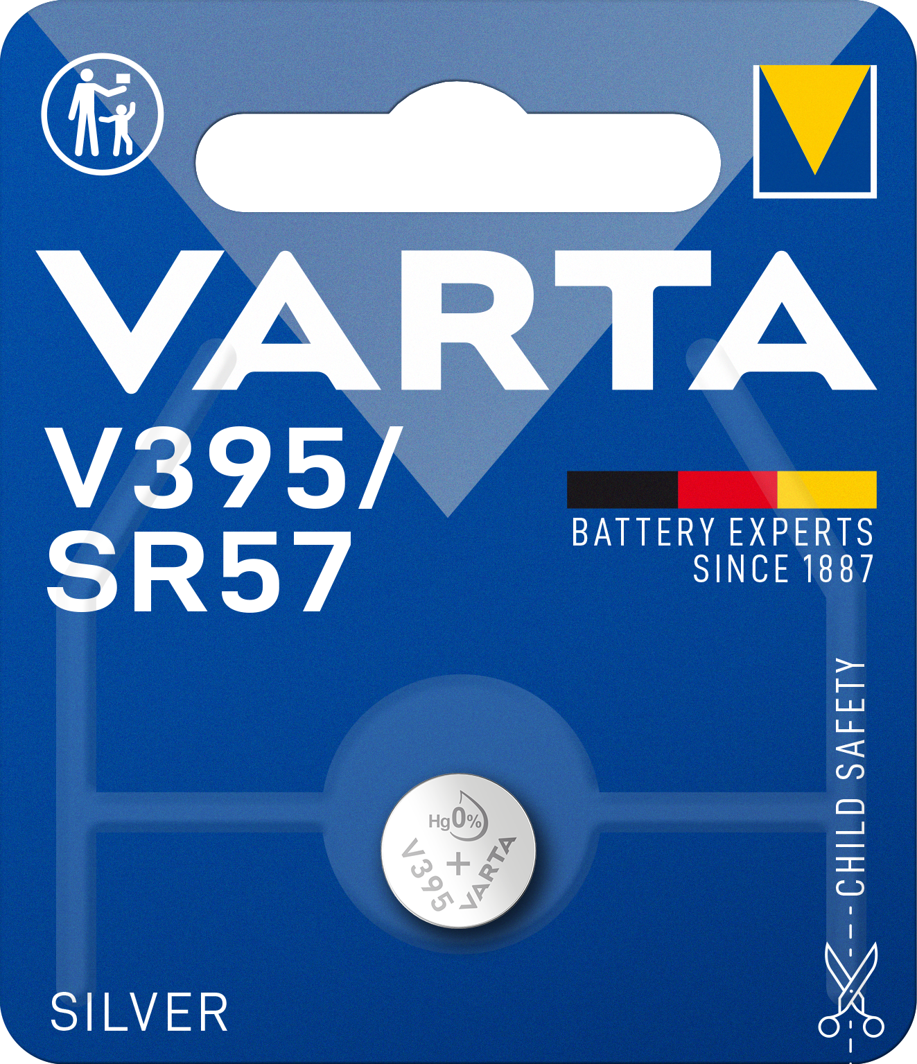 Varta battery, V395 / SR57