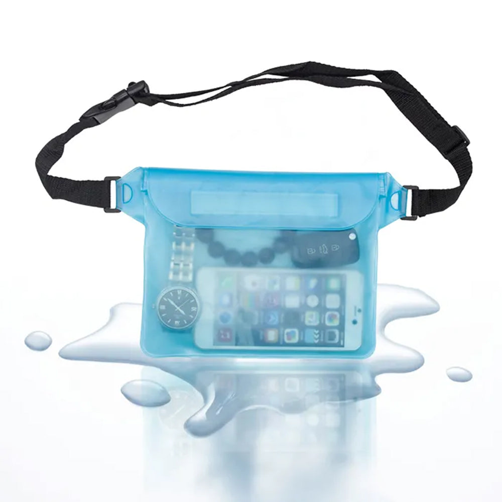 Waterproof Techsuit Waist Bag, Universal, Blue