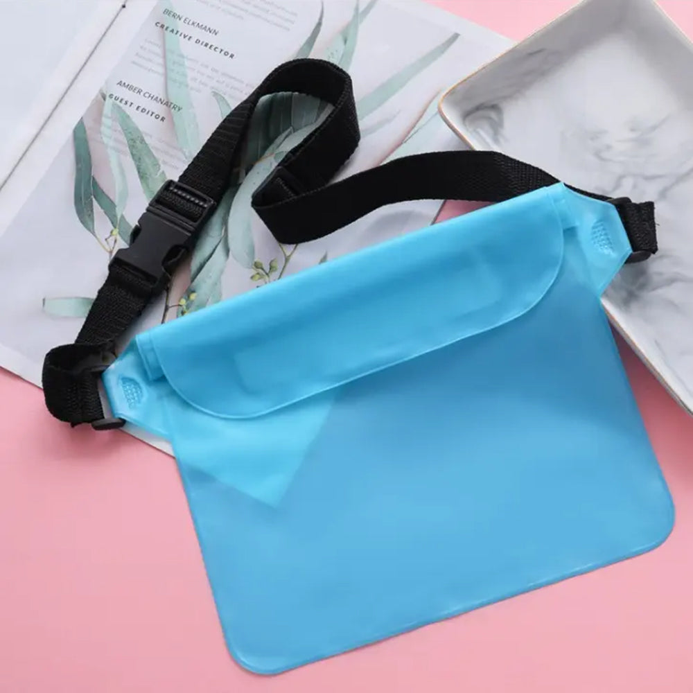 Waterproof Techsuit Waist Bag, Universal, Blue