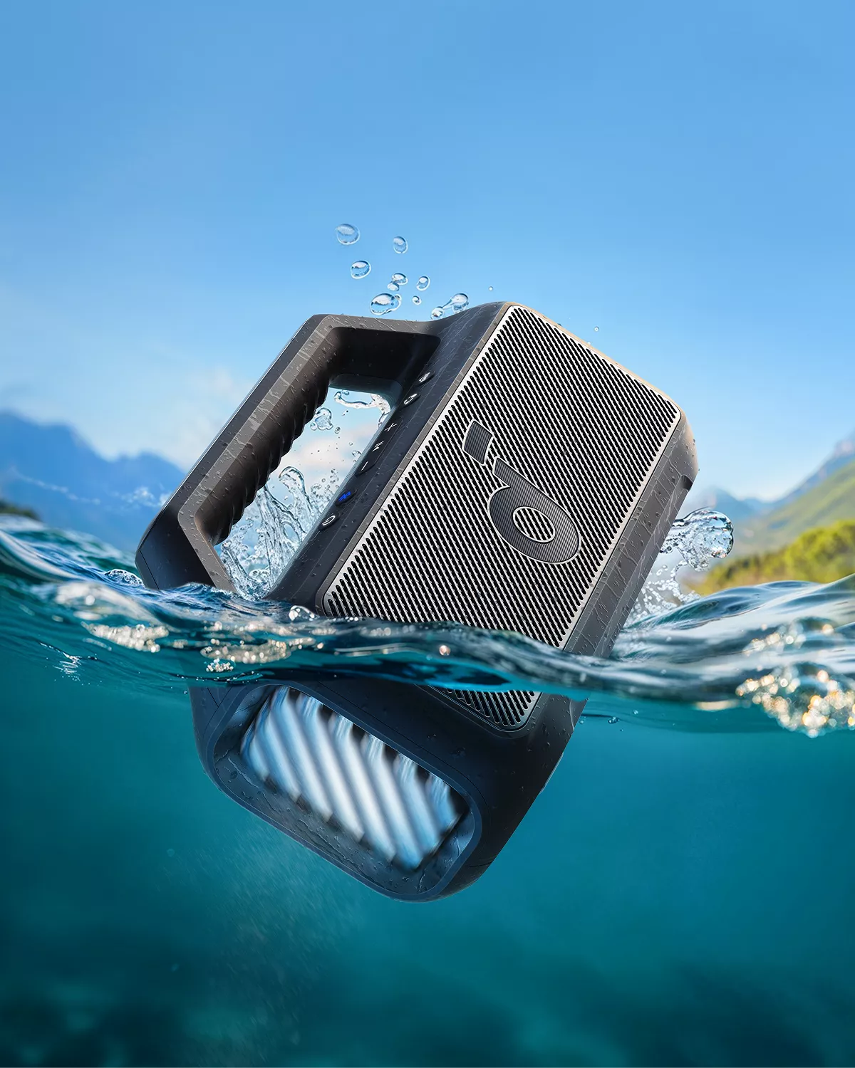 Anker SoundCore Boom 2 New Version Portable Bluetooth Speaker, 80W, TWS, RGB, Waterproof, Black A3138012