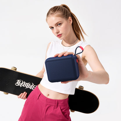 Borofone BR106 Felicitous Portable Bluetooth Speaker, 8W, TWS, RGB, Navy Blue
