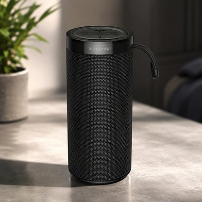 Borofone BR105 Loud Portable Bluetooth Speaker, 10W, TWS, RGB, Navy Blue
