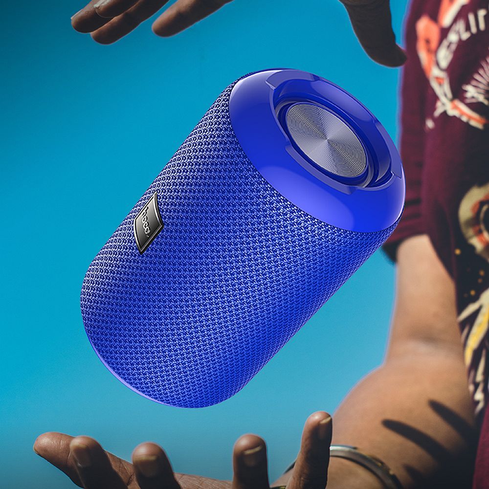 HOCO HC1 Portable Bluetooth Speaker, 5W, TWS, Waterproof, Blue