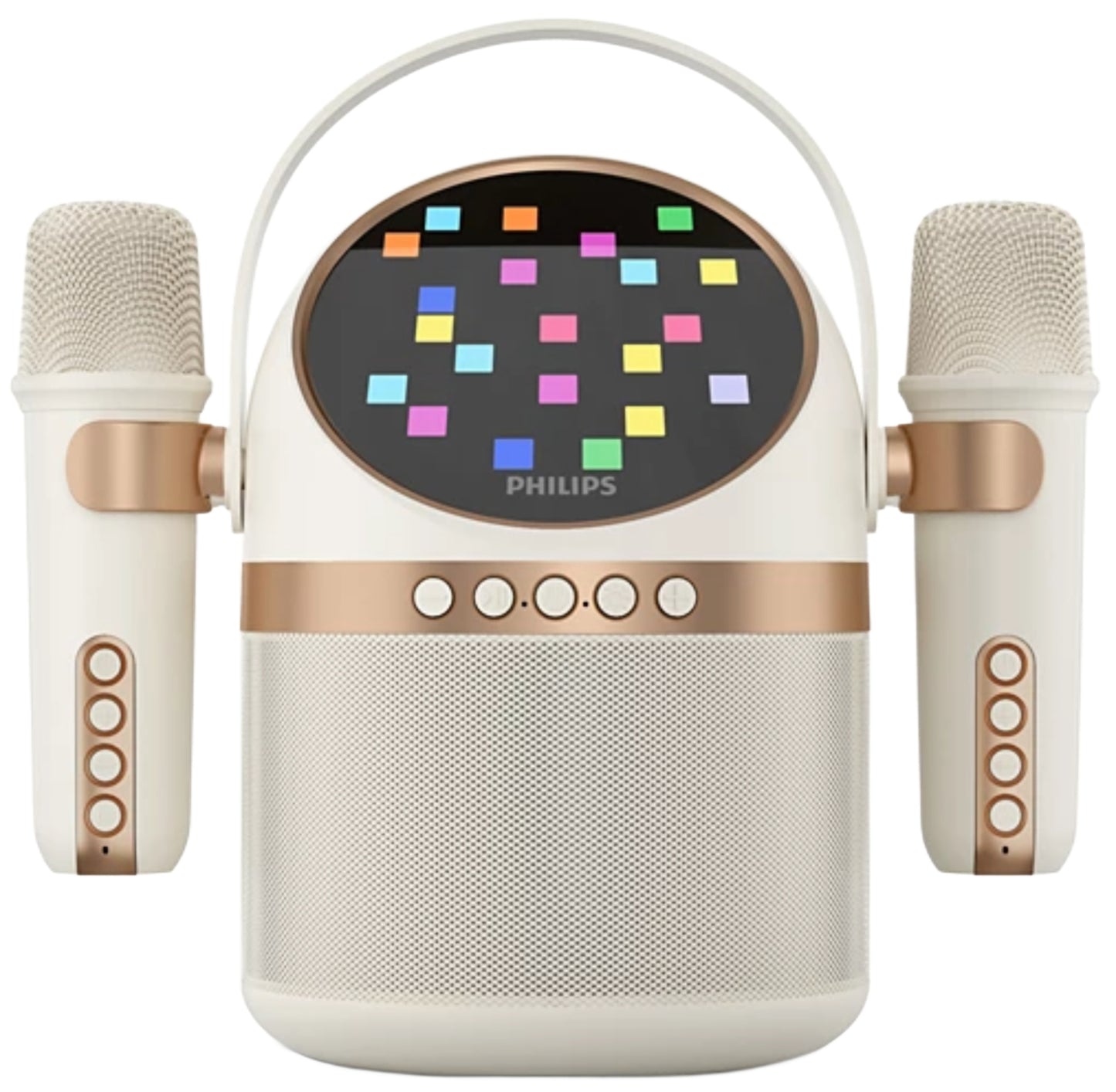 Philips Portable Bluetooth Speaker, 10W, Karaoke, Beige TAS2509WT/00