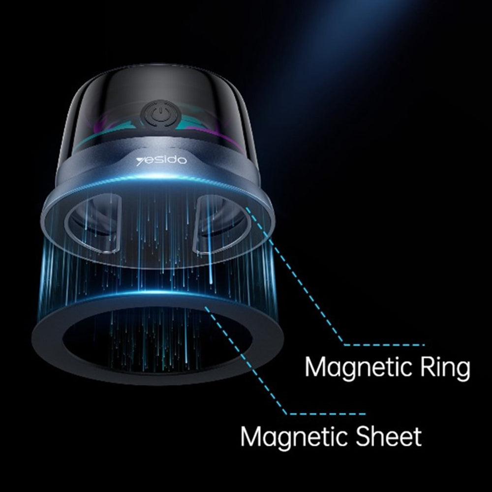 Yesido YSW32 Portable Bluetooth Speaker, 3W, RGB, Black