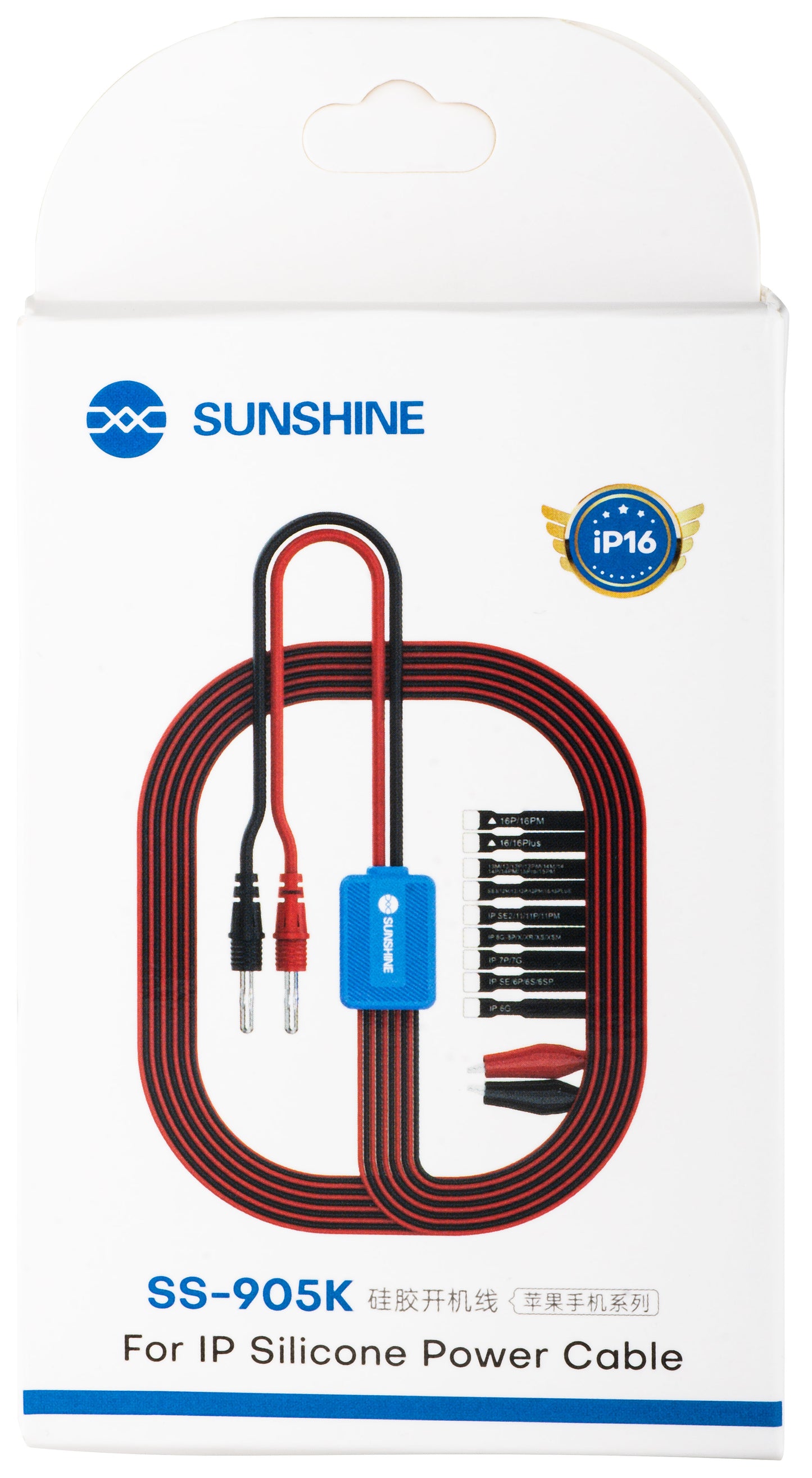 Sunshine SS-905K Power Cable for Apple iPhone 6 - 16 Pro Max Series