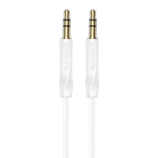 Audio Cable 3.5mm - 3.5mm Borofone BL16, 1m, White