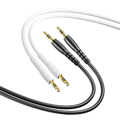 Audio Cable 3.5mm - 3.5mm XO Design NB-R270, 1m, White