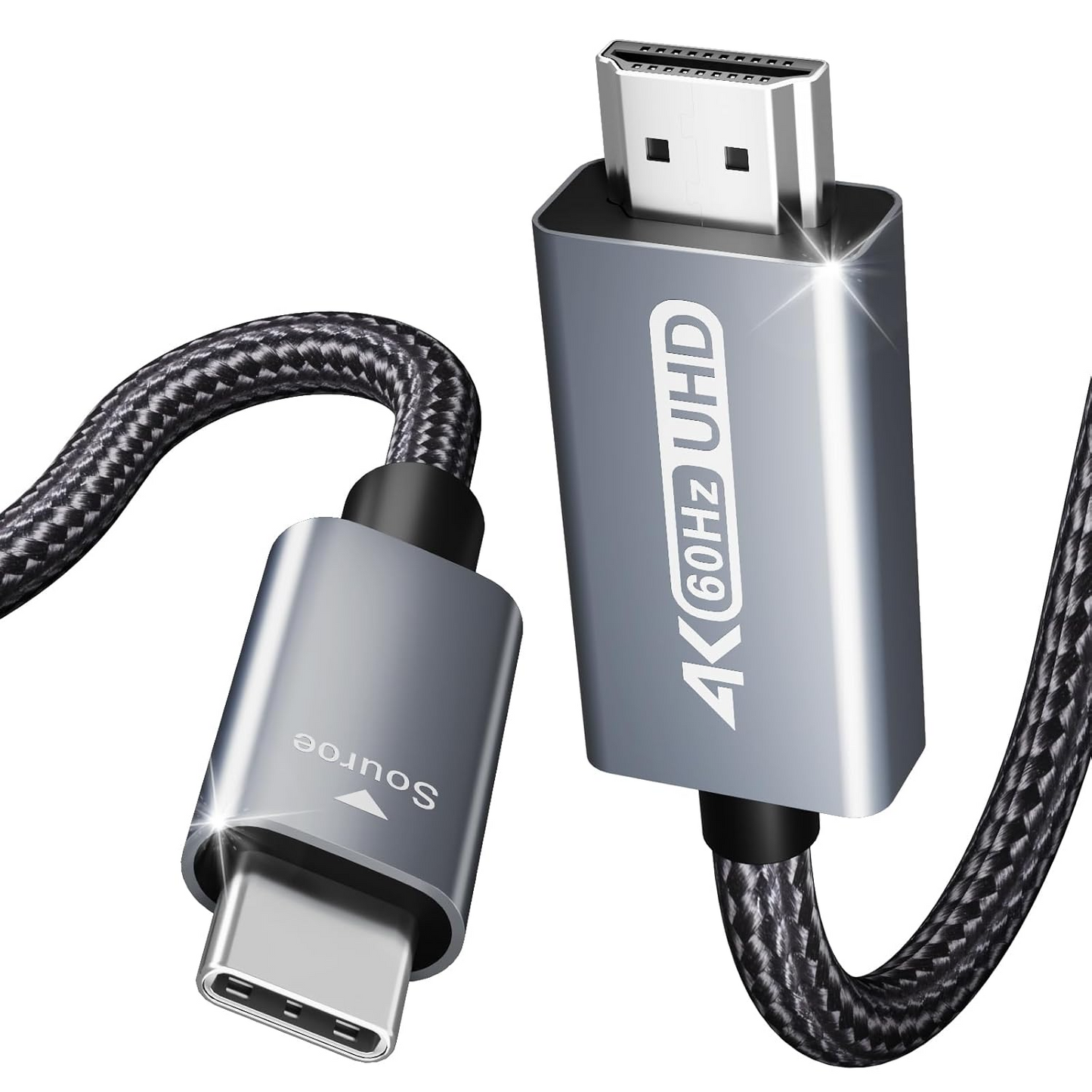 USB-C to HDMI Audio and Video Cable Benfei, 0.9m, Gray