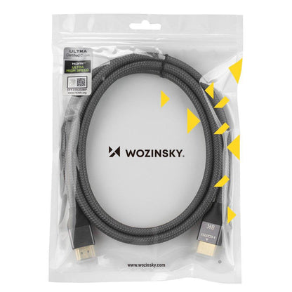 WZK Ultraboost Video Cable, HDMI - HDMI, 8K, 1m, Gray WHDMI-10