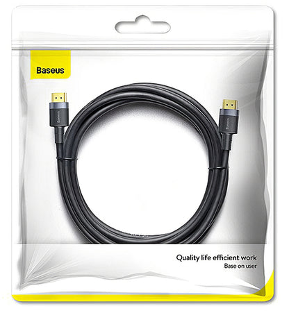 Baseus Coffee Video Cable, HDMI - HDMI, 4K, 1m, Black CADKLF-E01