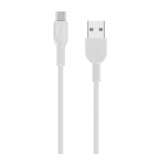 HOCO Flash X20 USB-A - USB-C Data and Charging Cable, 18W, 3m, White