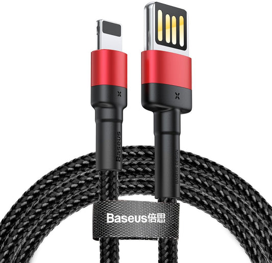 Data and Charging Cable USB-A - Lightning Baseus Coffee, 18W, 1m, Red CALKLF-G91