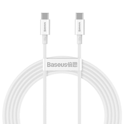 USB-C Data and Charging Cable - USB-C Baseus Superior Series, 100W, 2m, White CATYS-C02