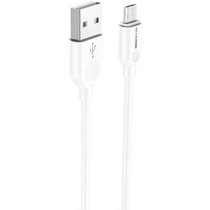 Data and Charging Cable USB-A - microUSB BLUE Power BM2BX14 LinkJet, 18W, 2m, White