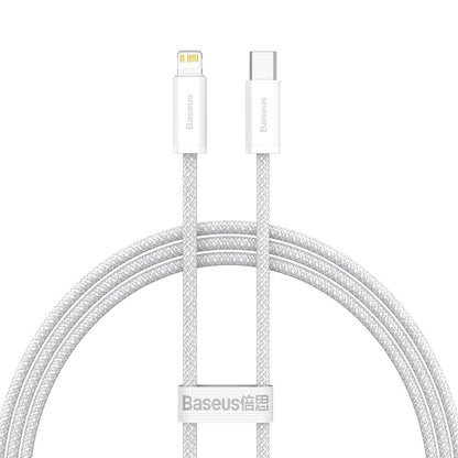 Data and Charging Cable USB-C - Lightning Baseus Dynamic Fast Charging, 20W, 2m, White CALD000102