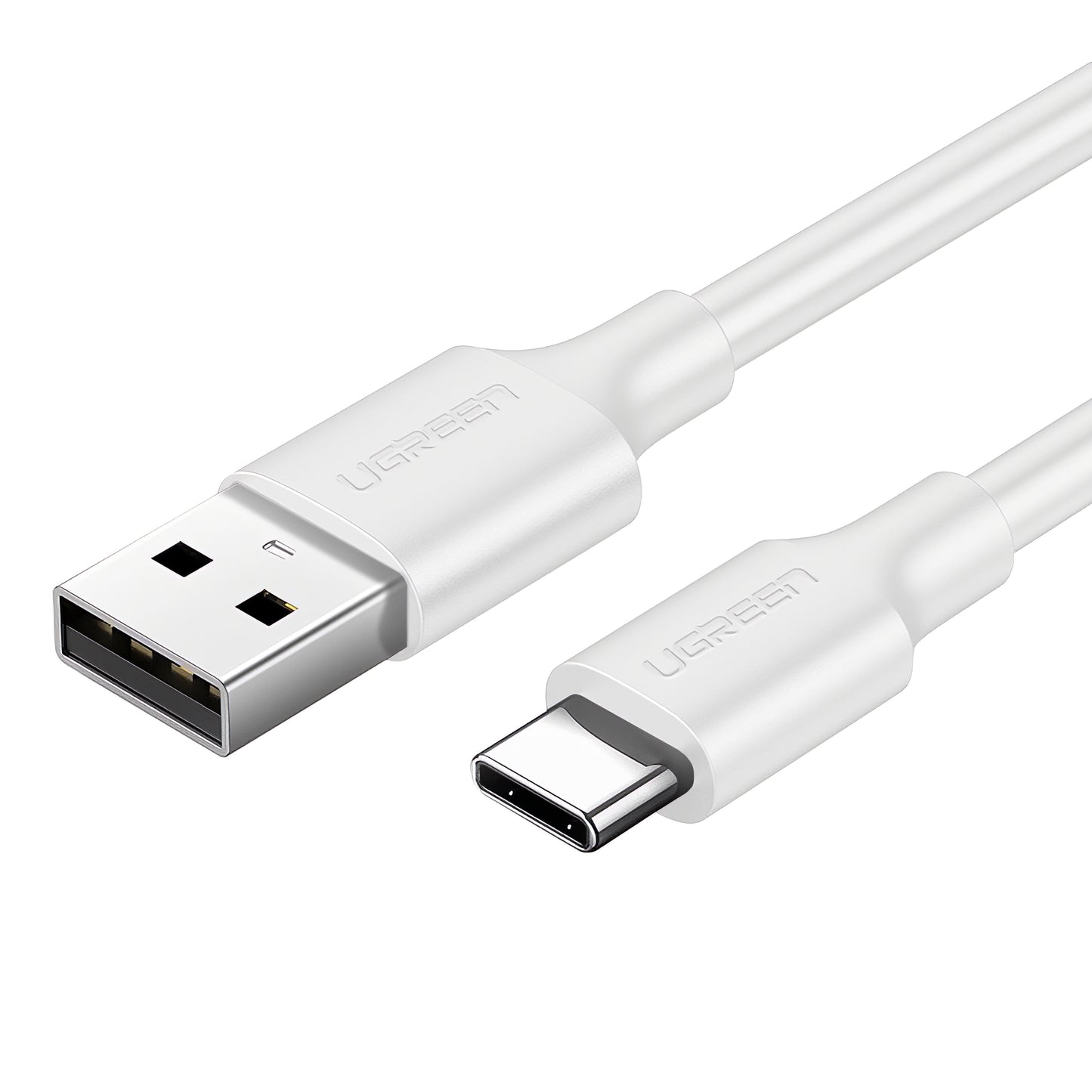 USB-A to USB-C Data and Charging Cable UGREEN US287, 60W, 2m, White
