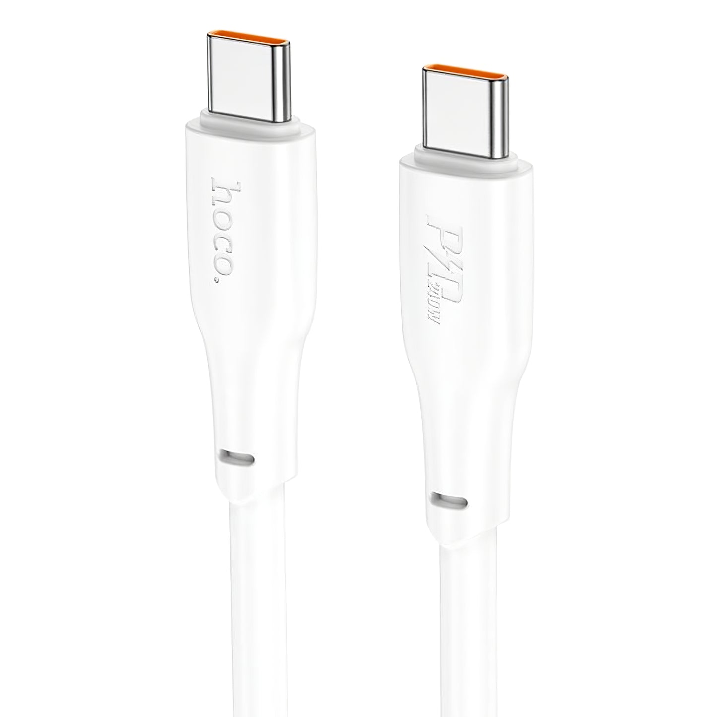 Data and Charging Cable USB-C - USB-C HOCO X93, 240W, 1m, White