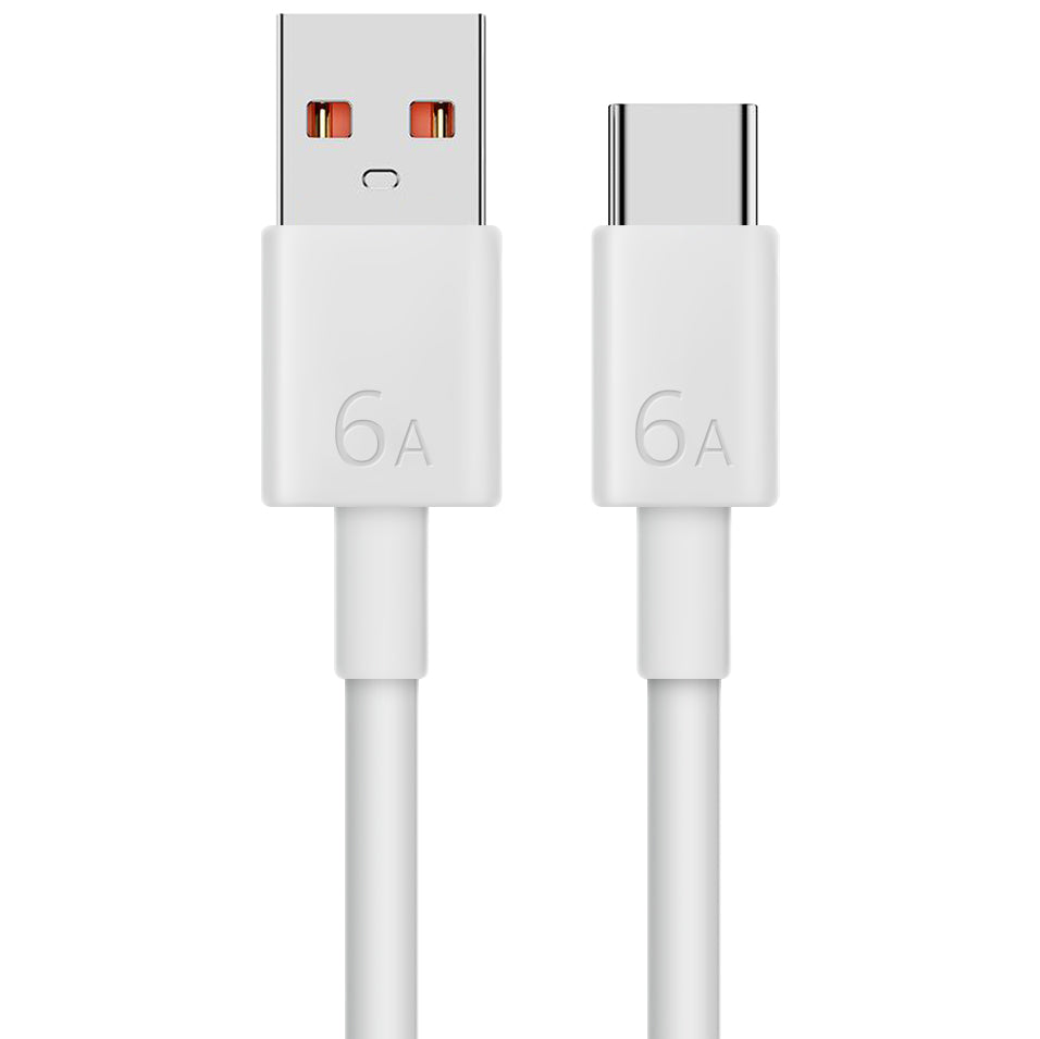 Data and Charging Cable USB-A - USB-C Huawei, 66W, 1m, White 04072004