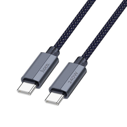 USB-C - USB-C HOCO U134 Data and Charging Cable, 240W, 1.8m, Gray