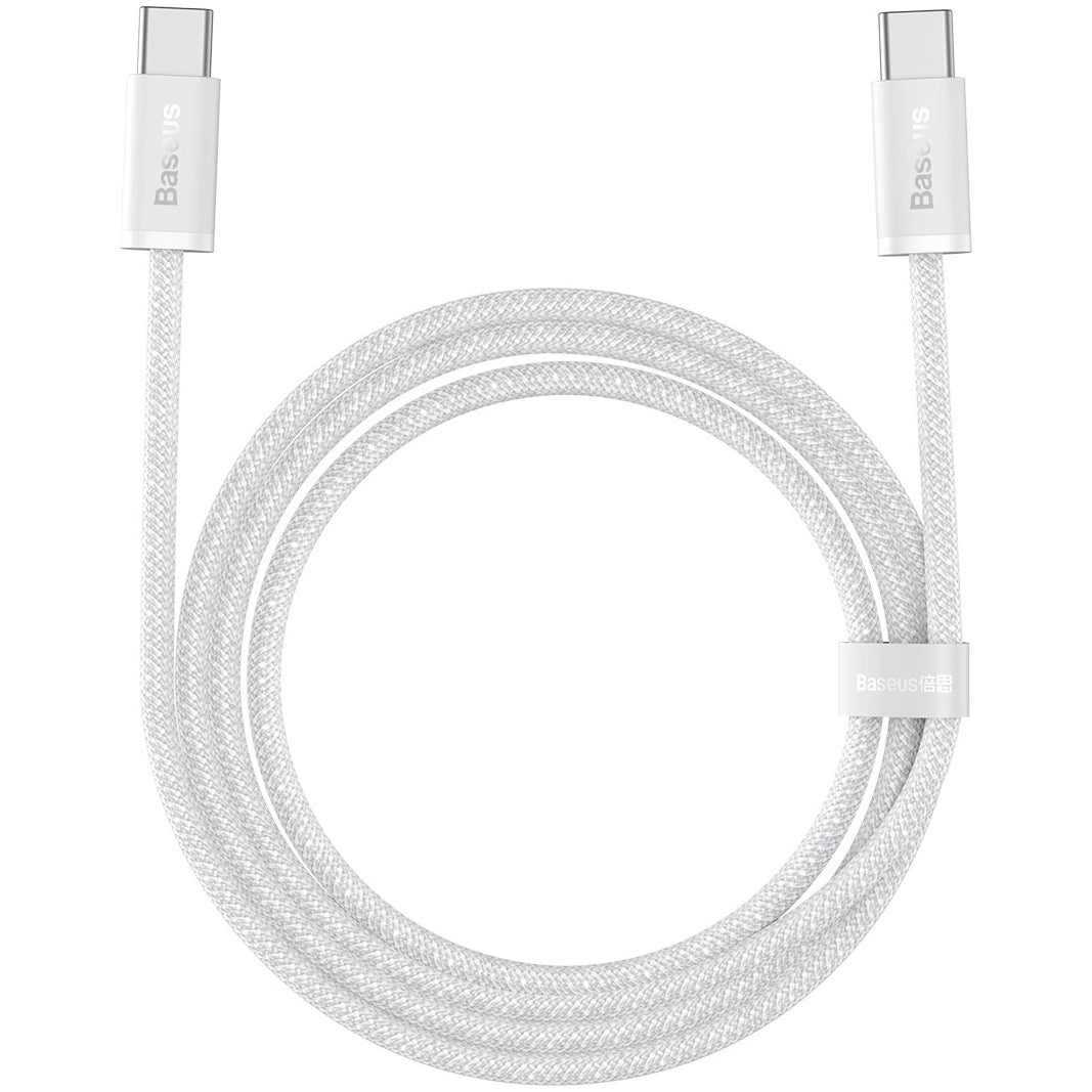 Data and Charging Cable USB-C - USB-C Baseus Dynamic 3 Series, 100W, 2m, White P10367000Y11-01