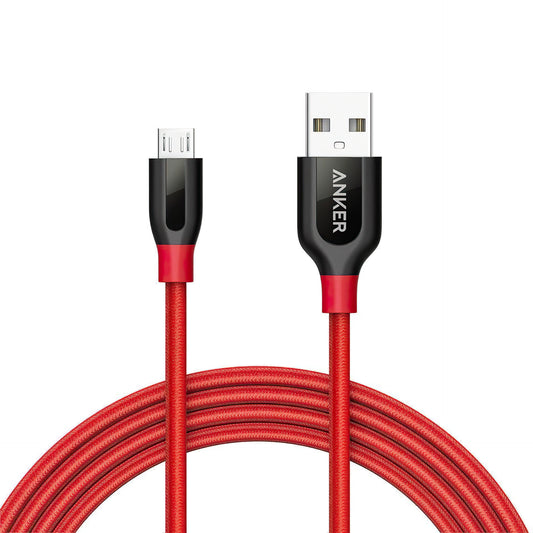 Data and Charging Cable USB-A - microUSB Anker PowerLine+, 18W, 1.8m, Red A8143091