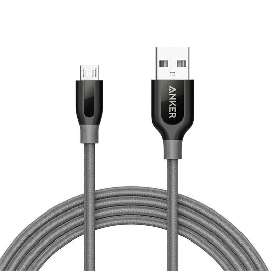 Data and Charging Cable USB-A - microUSB Anker PowerLine+, 18W, 1.8m, Gray A8143HA1