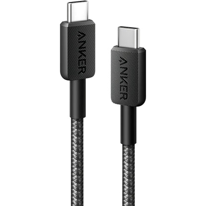 Data and Charging Cable USB-C - USB-C Anker 322, 60W, 0.9m, Black A81F5G11