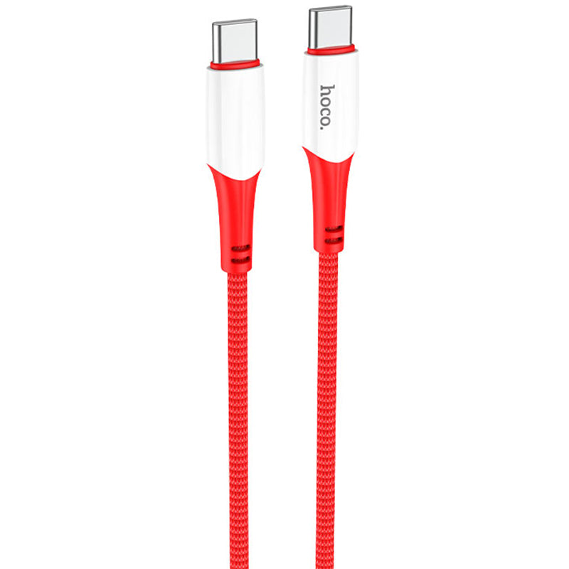 Data and Charging Cable USB-C - USB-C HOCO X70, 60W, 1m, Red