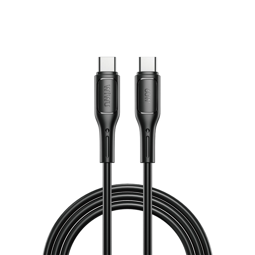 USB-C Data and Charging Cable - USB-C WiWu Wi-C043E Starlink, 60W, 1m, Black