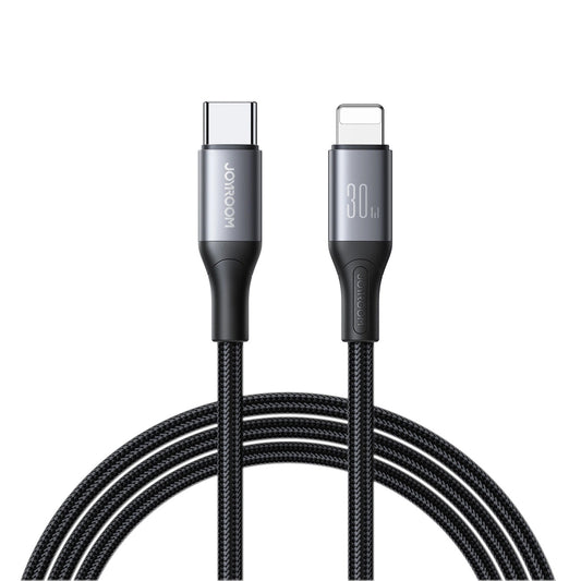 USB-C to Lightning Data and Charging Cable Joyroom S-A28 Flash, 30W, 1m, Black