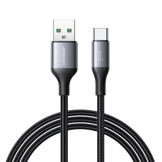 USB-A to USB-C Data and Charging Cable Joyroom S-A28 Flash, 30W, 2m, Black