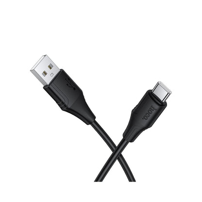 USB-A to USB-C Data and Charging Cable HOCO X124, 18W, 1m, Black